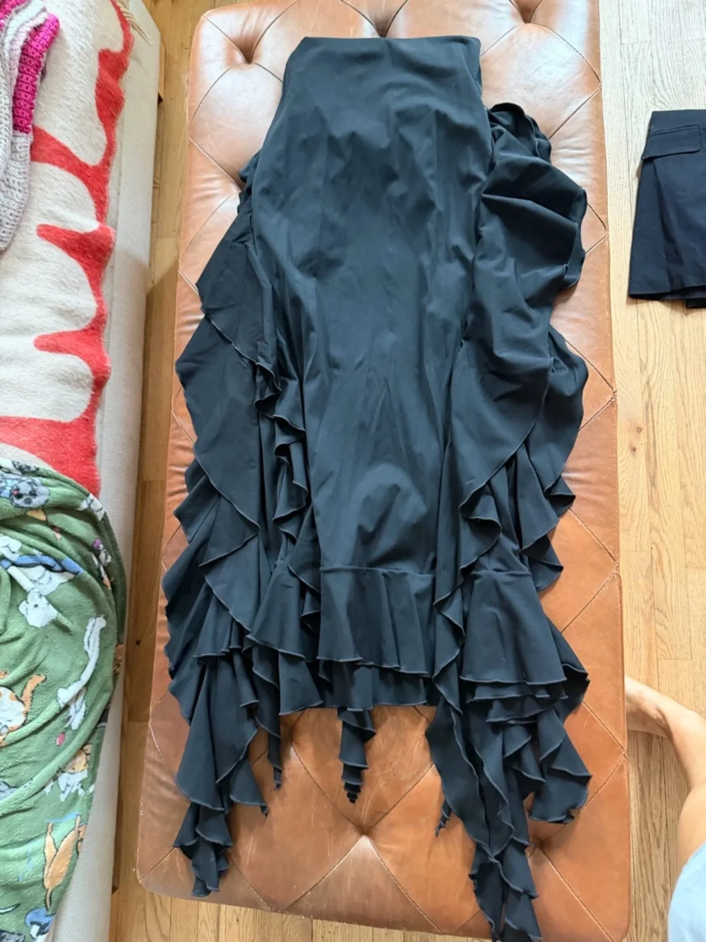 Fanci club hi low ruffle maxi skirt - Picture 4 of 4